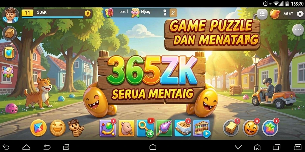 Tampilan gameplay 365ZK yang menarik dan interaktif.
