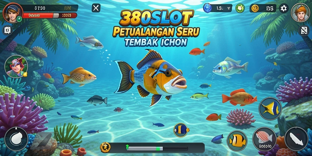 Screenshot 380SLOT menampilkan serunya gameplay Tembak Ikan.