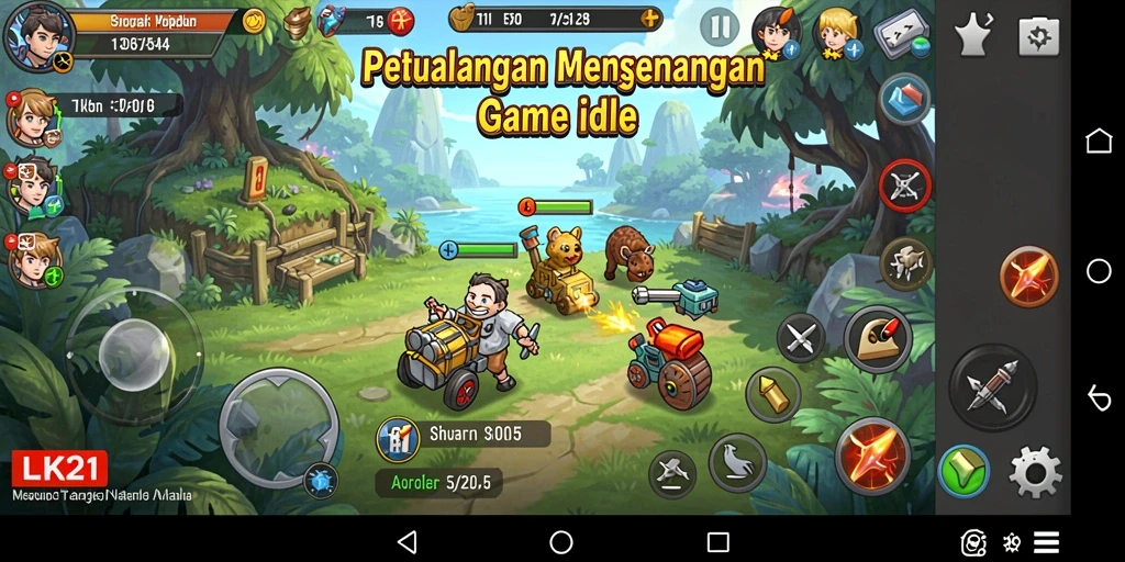 Tampilan gameplay LK21 yang mengasyikkan dan penuh strategi.