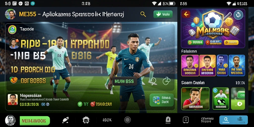 Tampilan gameplay Sportsbook yang menarik di aplikasi ME355.