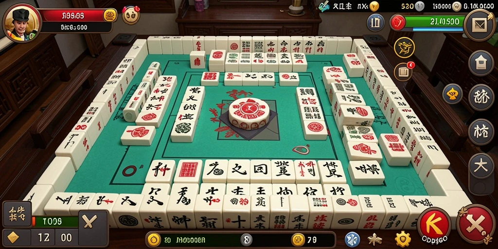 Tampilan gameplay ODDIGO yang seru dan penuh tantangan Mahjong.