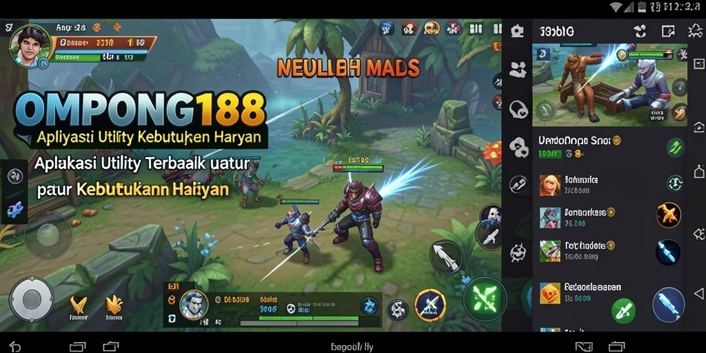Tampilan antarmuka OMPONG188 yang simple dan fungsional.