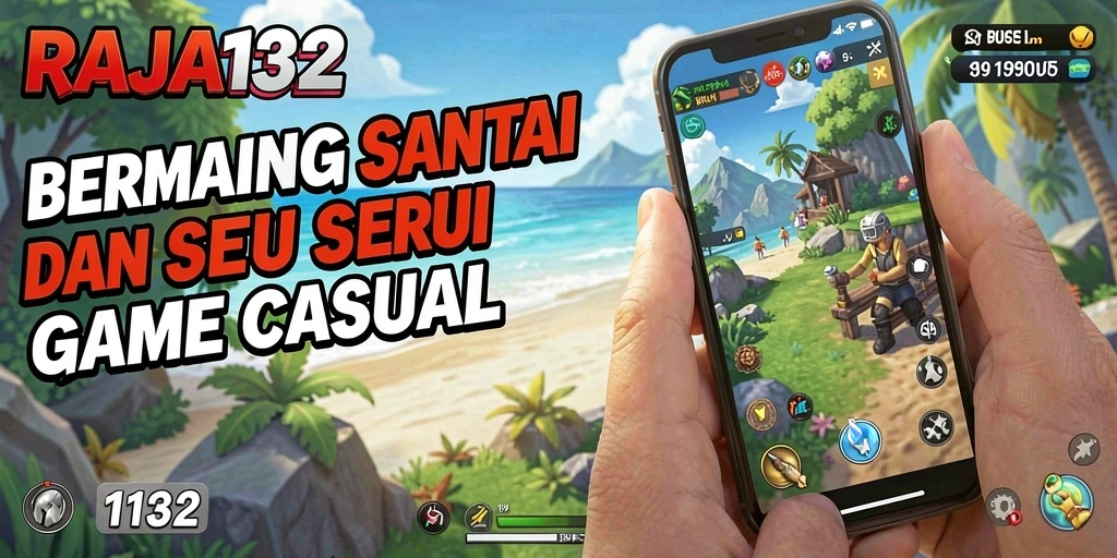 Screenshot utama dari gameplay RAJA132 yang menunjukkan keseruan permainan Casual.